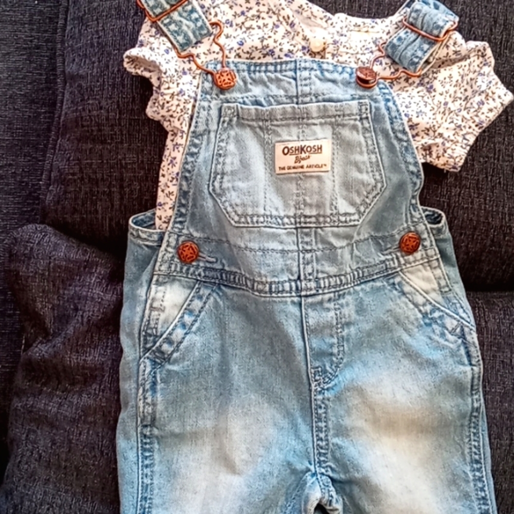 Baby overall blue jeans
